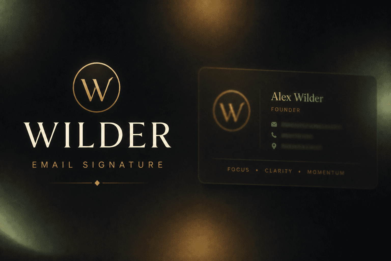 Wilder Workspace (Desktop Edition) wilder email signature generator