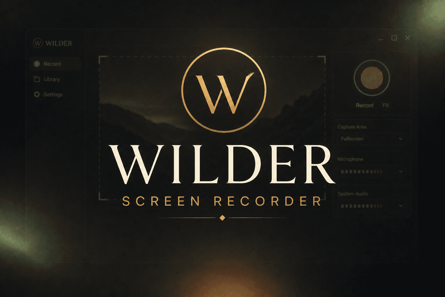 Wilder Workspace (Desktop Edition) wilder screen recorder