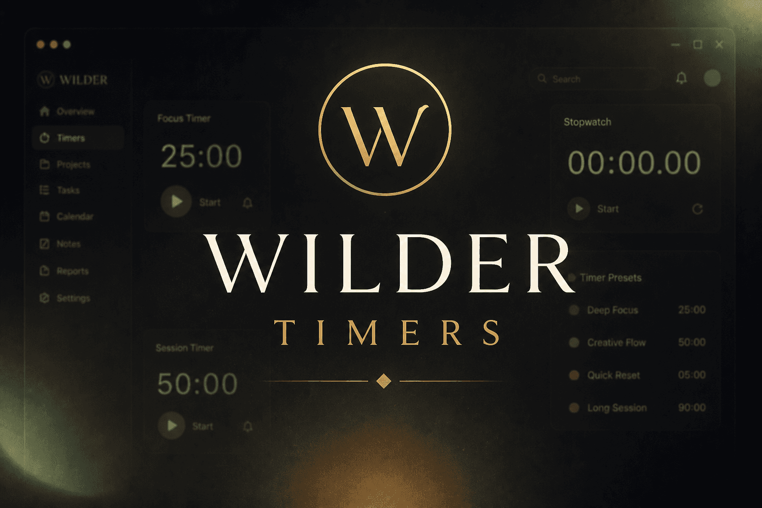 Wilder Workspace (Desktop Edition) wilder timers
